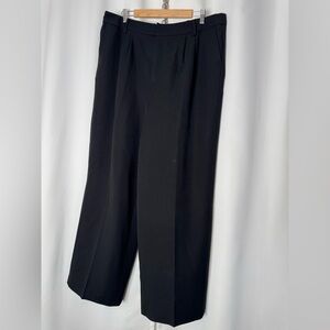 Steve Madden Classic Black Pleated Front Dress Pants XXL